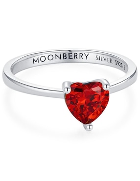 Anillo de corazón Moonberry P 925 de plata zirconia cúbica brillante