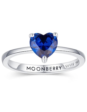 Anillo de corazón Moonberry P 925 de plata zirconia cúbica brillante