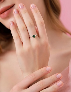 Anillo de corazón Moonberry P 925 de plata zirconia cúbica brillante