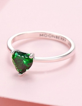 Anillo de corazón Moonberry P 925 de plata zirconia cúbica brillante