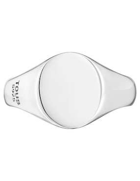 Anillo Tous Man P 925 de plata brillante