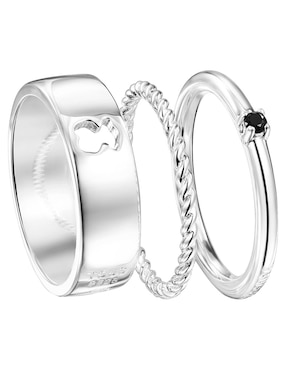 Set anillo Tous Ring Mix P 925 de plata espinela brillante