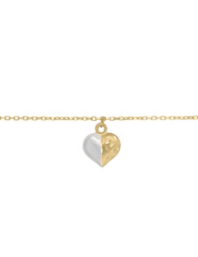 Pulsera Cristal Joyas de oro 14 K con acabado brillante