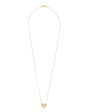 Gargantilla de corazón Dinasti de oro amarillo 14 K