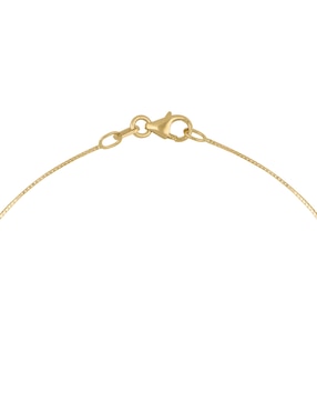 Gargantilla de corazón Dinasti de oro amarillo 14 K