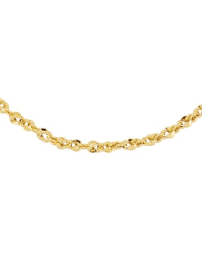 Pulsera Dinasti de oro amarillo 14 k con acabado pulido