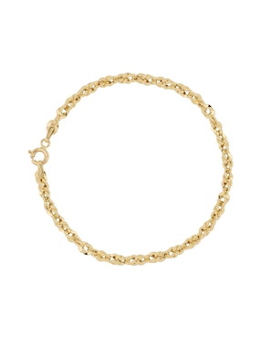 Pulsera Dinasti de oro 14 K con acabado pulido