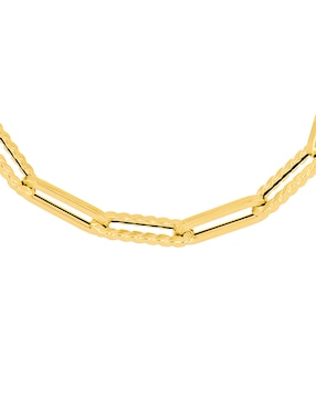 Pulsera Dinasti de oro amarillo 14 k con acabado brillante