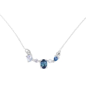 Collar Teresa Díaz Joyería Mexicana Destellos de plata P 925