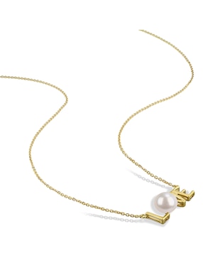 Collar Julianna B Love de oro amarillo 14 K