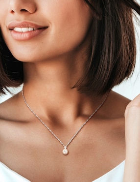 Collar Julianna B de oro blanco 14 K
