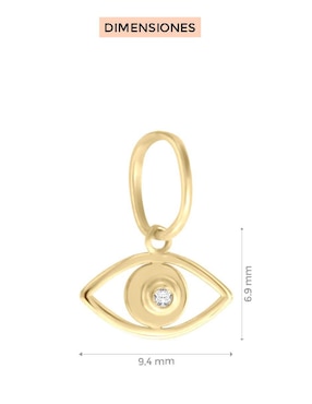 Dije de ojo turco Fianelli de oro 14 K