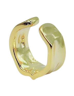 Aretes circulares Aretize de plata P 925 con acabado baño de oro