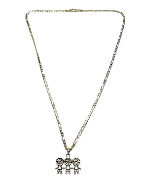 Collar con dije de niño Limerence By Claudia Herrera de oro laminado 14 K