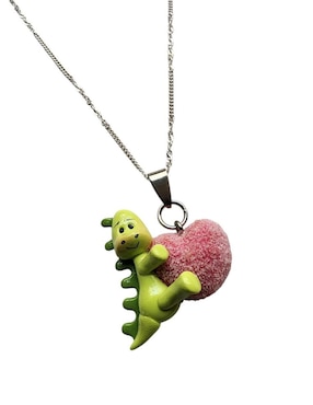 Collar con dije de corazón Limerence By Claudia Herrera de plata P 925