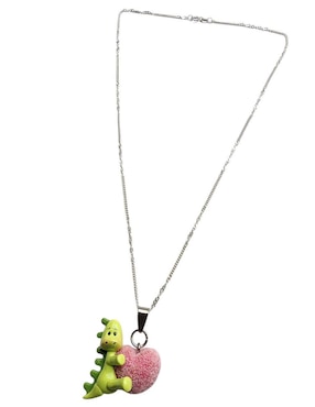 Collar con dije de corazón Limerence By Claudia Herrera de plata P 925