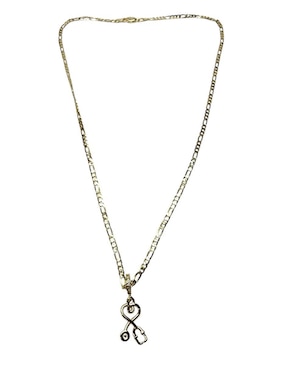 Collar con dije Limerence By Claudia Herrera Estetoscopio de oro laminado 14 K