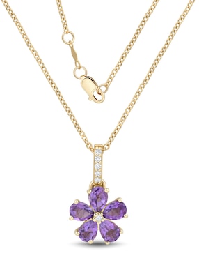 Collar de flor Richline Group de oro 14 K