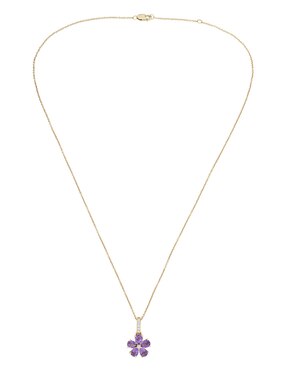 Collar de flor Richline Group de oro 14 K