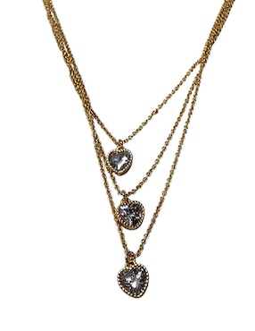 Collar de corazón Limerence By Claudia Herrera Amor de oro laminado 14 K