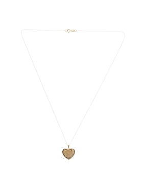 Collar de corazón Jayda de oro 14 K