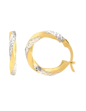 Arracadas Cristal Joyas de oro