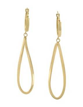Aretes circulares Cristal Joyas de oro