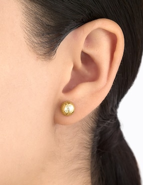 Broqueles de borla Cristal Joyas de oro