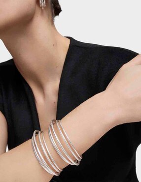 Brazalete Tous de plata p 925 Duna