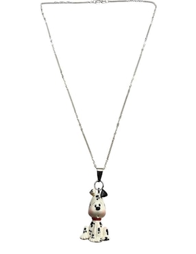 Collar con dije de perro Limerence By Claudia Herrera Dalmata de plata P 925