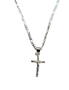 Collar Cristo de cruz Limerence By Claudia Herrera de oro laminado 14 K
