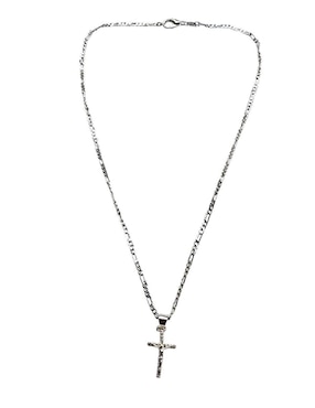 Collar Cristo de cruz Limerence By Claudia Herrera de oro laminado 14 K