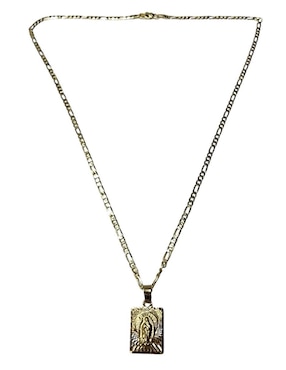 Collar Virgen de Guadalupe Limerence By Claudia Herrera de oro laminado 14 K