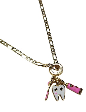 Collar Limerence By Claudia Herrera Dentista de oro laminado 14 K