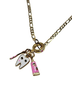 Collar Limerence By Claudia Herrera Dentista de oro laminado 14 K