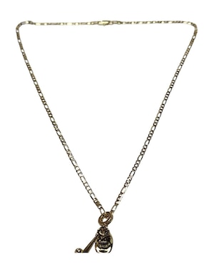 Collar Limerence By Claudia Herrera Beisbol de oro laminado 14 K