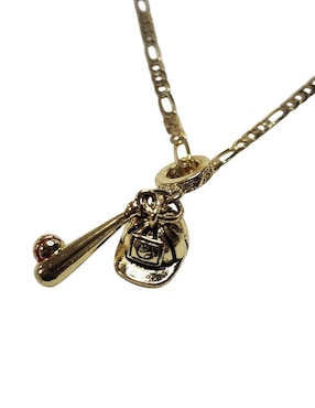 Collar Limerence By Claudia Herrera Beisbol de oro laminado 14 K