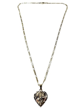 Collar de corazón Limerence By Claudia Herrera Virgen San Juan De Los Lagos de oro laminado 14 K