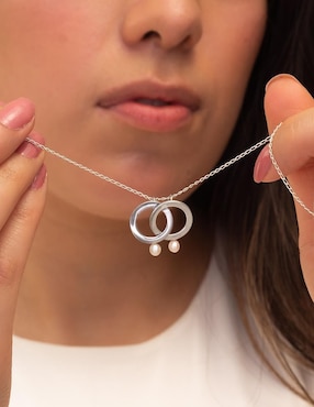 Collar con dije Teresa Díaz Joyería Mexicana de plata P 925