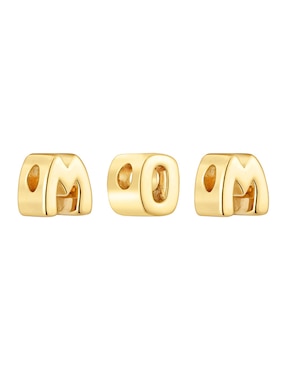 Charm de letras Tous mom de plata P 925
