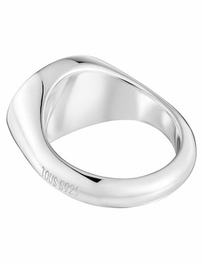 Anillo ovalado Tous Basics P 925 de plata brillante