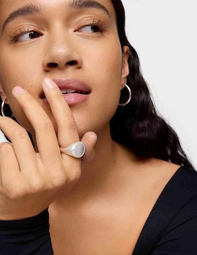 Anillo ovalado Tous Basics P 925 de plata brillante