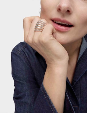 Anillo Tous Duna P 925 de plata brillante