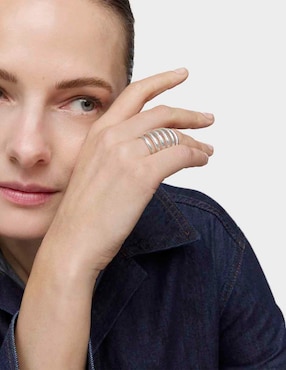 Anillo Tous Duna P 925 de plata brillante