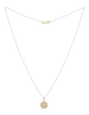 Collar sagrado corazón D Cadena de oro 14 K