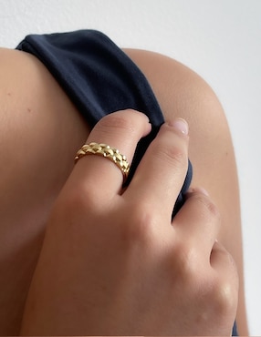 Anillo Argo Joyeros 14 k de oro pulido