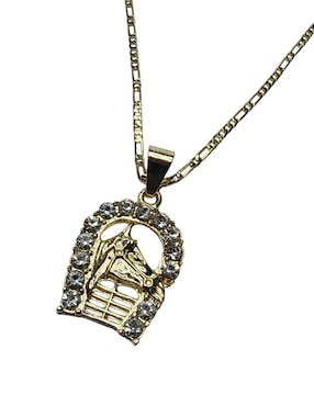 Collar de caballo Limerence By Claudia Herrera Equinos de oro laminado 14 K