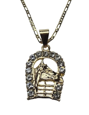 Collar de caballo Limerence By Claudia Herrera Equinos de oro laminado 14 K