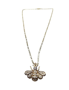 Collar de abeja Limerence By Claudia Herrera de oro laminado 14 K