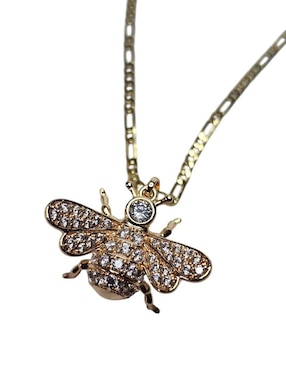 Collar de abeja Limerence By Claudia Herrera de oro laminado 14 K